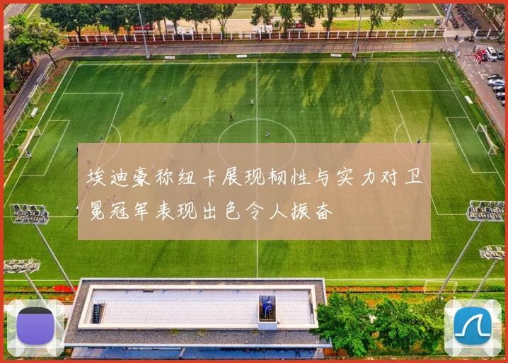 埃迪豪称纽卡展现韧性与实力对卫冕冠军表现出色令人振奋